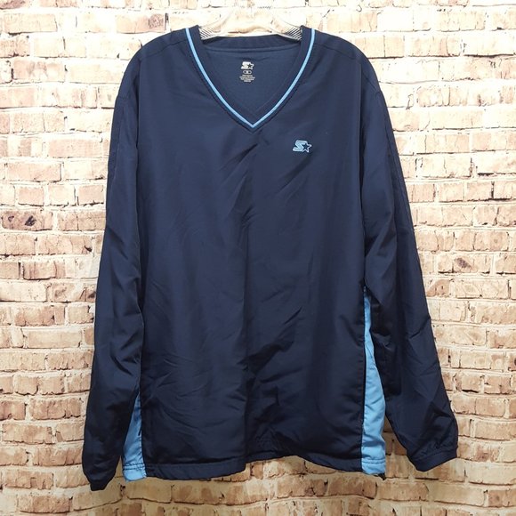 4405  Starter V-Neck Pullover Jacket Men's Med 38-40 - Picture 3 of 11